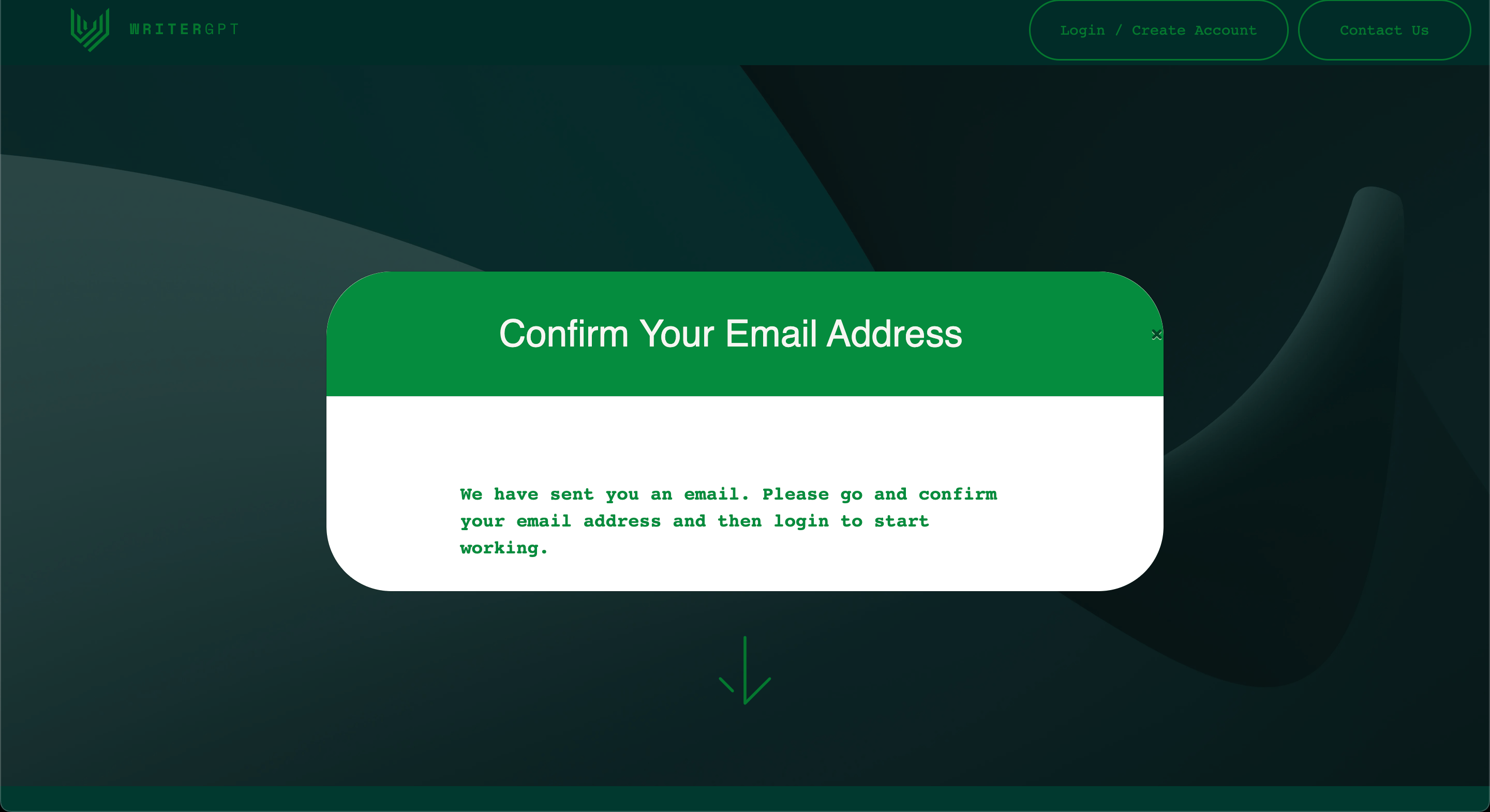 Confirm Signup